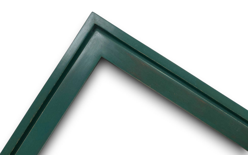 Anacleto Vert foncé legèrement usé patiné