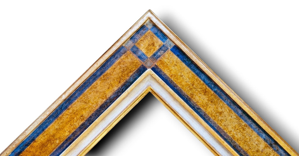 Mégacorfou, Marbre jaune bleu