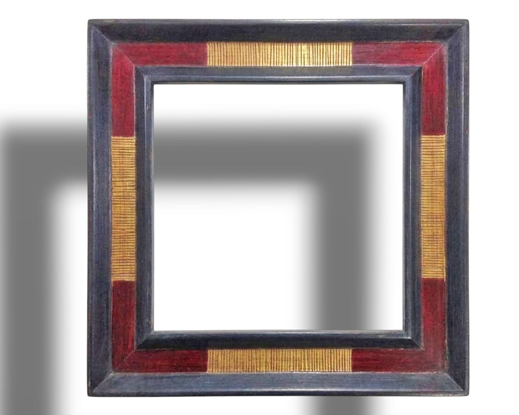 Sosie 50 Gravé or alterné  angle rouge filets noirs